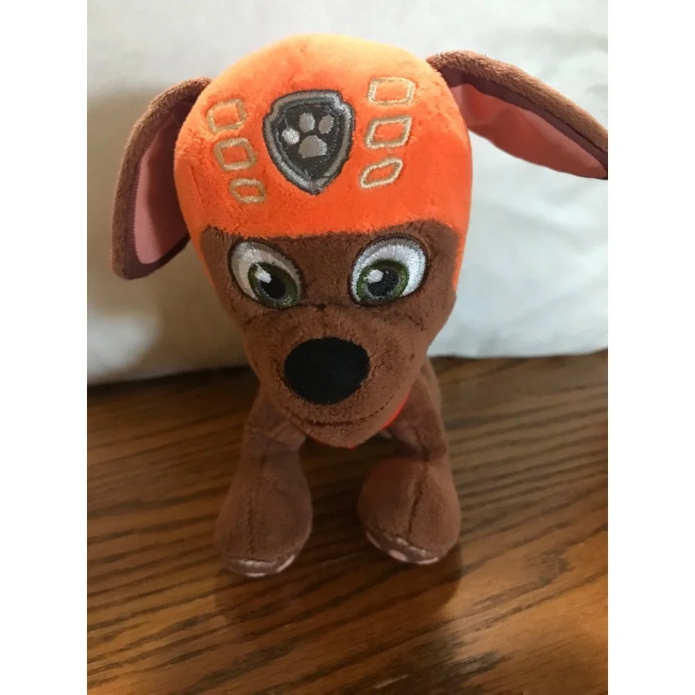 Zuma Paw Patrol Plush Dog Stuffed Animal spin master nickelodeon orange hat 2018